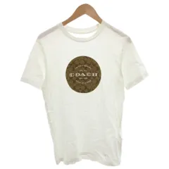 コーチ COACH Tシャツ XS 白 ホワイト 半袖 ラウンドネック ロゴプリント /FF ■GY18のサムネイル