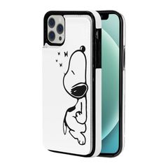 [신품] 대응 iPhone 15 Promax 케이스 수첩형 귀여운 가죽 카드 수납 얇은 스탠드 기능 캐릭터 귀엽다