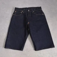 極美品 SAMURAI JEANS リジット 赤耳デニム ハーフ パンツ ショーツ サムライジーンズのサムネイル