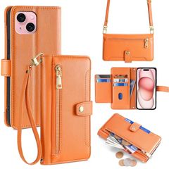 [신품] Cacheluna 수첩형 케이스 숄더 케이스 iphone 수첩형 숄더 케이스 가죽 for iPhone 15 대각선 걸고와 소지- 스마트폰 케이스 지갑형 대응 아이폰 촉감 좋은 편리