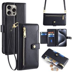 [신품] Cacheluna 수첩형 케이스 숄더 케이스 iphone 수첩형 숄더 케이스 레더 for iPhone 15 Pro Max 대각선 걸고와 소지- 스마트폰 케이스 지갑형 대응 아이폰 촉감 좋은 편리