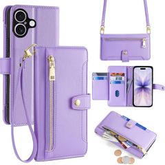[신품] Cacheluna 수첩형 케이스 숄더 케이스 iphone 수첩형 숄더 케이스 레더 for iPhone 17 대각선 걸고와 소지- 스마트폰 케이스 지갑형 대응 아이폰 촉감 좋은 편리