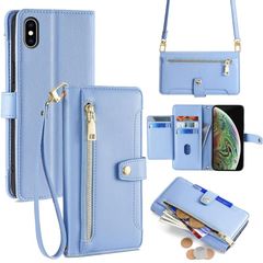 [신품] Cacheluna 수첩형 케이스 숄더 케이스 iphone 수첩형 숄더 케이스 가죽 for iPhone XS MAX 대각선 걸이와 소지- 스마트폰 케이스 지갑형 대응 아이폰 촉감 좋은 편리