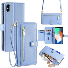[신품] Cacheluna 수첩형 케이스 숄더 케이스 iphone 수첩형 숄더 케이스 가죽 for iPhone X/iPhone XS 대각선 걸이와 소지- 스마트폰 케이스 지갑형 대응 아이폰 촉감 좋은 편리