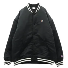 Champion チャンピオン C8-Y611 ナイロン スタジャン バーシティ ジャケット XL ブラック系 X LARGE【中古】のサムネイル