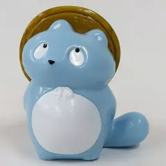 【中古】トレーディングフィギュア 水色 「ぼんやり子だぬきソフビフィギュア2」