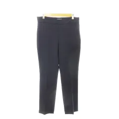 マックスマーラ MAX MARA 白タグ パンツ スラックス イージー スリム テーパード ストレッチ 大きいサイズ 42 XL 紺 ネイビー /AH11 ■GY19のサムネイル