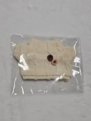 10cm ぬいぐるみ服 ニット セーター アイボリー