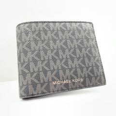 MICHAEL KORS 二つ折り財布 モノグラム ブラック - メルカリ