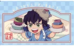 【中古】キャラカード 嘴平伊之助 ショップ風カード 「鬼滅の刃 ポップアップショップ きめつ食堂」 グッズ購入特典