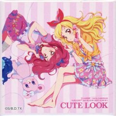 [중고] 배지 핀즈 Cute Look [STAR☆ANIS 아이카츠! 스페셜 LIVE TOUR 2015 SHINING STAR 재킷 배지]