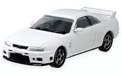 【中古】食玩 ミニカー 1-A ニッサン スカイライン GT-R V・spec ホワイト 「日産名車伝説’23」