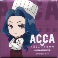 [중고] 배지 핀스 (캐릭터) 모브 [ACCA13구 감찰과×animatecafe 트레이딩 스퀘어 캔 배지]