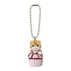 【中古】キーホルダー B 「mofusand カップケーキにゃんマスコット」