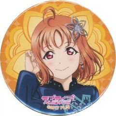 [중고] 배지 핀즈 타카미 치카(Fantastic Departure!) [러브라이브! 선샤인!! 5주년 전시회 -Pieces of Aqours- 트레이딩 원형 캔 배지]