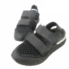 オニツカタイガー Onitsuka Tiger REBILAC SANDAL レビラック サンダル 23.5cm 黒 ブラック メッシュ 面テープ 1183A560 /CK15 ■GY18のサムネイル