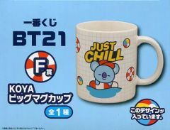 [중고] 머그컵·탕만(남성) KOYA(아르엠) 빅 머그컵 [이치반쿠지 BT21] F상