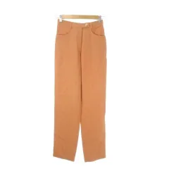 エンポリオアルマーニ EMPORIO ARMANI パンツ 38 オレンジ 無地 フルレングス シャリ感 楊柳 /CK45 ■GY99のサムネイル