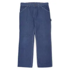 シアーズ Sears 80s 80年代 デニムペインターパンツ ジーンズ 定番 MADE IN USA アメリカ製 ヴィンテージ 古着 メンズ ズボン・パンツ インディゴブルー / 濃紺 W36 L30【中古】のサムネイル