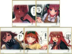 【中古】紙製品 五つ子 クリア色紙セット 「一番くじ 五等分の花嫁 ～一番くじ化5周年のお祝いも私たち全員で分かち合います!～ 」 ラストワン賞のサムネイル