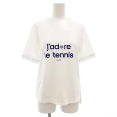 ワイスリー Y-3 ×アディダス adidas Tシャツ カットソー 半袖 ロゴ プリント L 白 ホワイト 青 ブルー /GV ■GY19のサムネイル