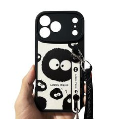[신품] 푹신 푹신 귀여운 스마트 폰 케이스 iPhone Air 용 케이스 스마트 폰 케이스 목걸이 스트랩 휴대 스트랩 리스트렛 아이폰 Air 용 케이스 실리카 겔 보호 스탠드 기능 스마트 폰