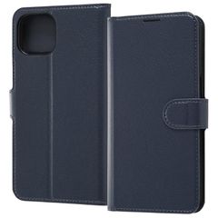 [신품] 레이 아웃 iPhone 13용 내충격 수첩형 케이스 심플 마그넷/다크 네이비 다크 네이비