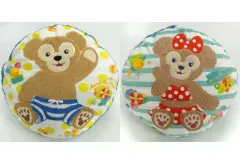 【中古】クッション・抱き枕・本体 ダッフィー/シェリーメイ(Sunny Fun DAYS) リバーシブルクッション 「Duffy and Friends-ダッフィー＆フレンズ-」 東京ディズニーシー限定
