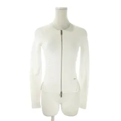 ディースクエアード DSQUARED2 ニットブルゾン XXS 白 ホワイト ジップアップ 透かし編み /AO20 ■GY99のサムネイル
