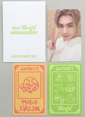 【中古】キャラカード シャオジュン Lucky Card Set(ラッキーカードセット3枚セット) 「WayV 4th Anniversary」