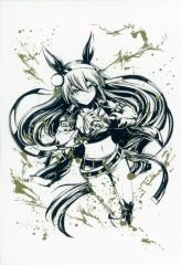 [중고] 엽서 타마모크로스 잉크 그림 금박 엽서 [주간 영 점프 45주년 기념 영 점프 × 잉크 그림 SHOP 제6탄 말딸 신데렐라 그레이]
