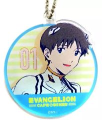 [중고] 잡화 이카리 신지 [신세기 에반게리온 × 시부야 파르코 EVANGELION CAFE & DINER 아크릴 열쇠 고리]