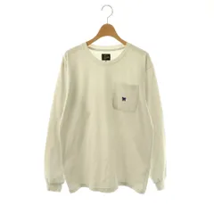 ニードルス ニードルズ Needles L/S Crew Neck Tee Poly Jersey ロングTシャツ XS 白 ホワイト 長袖 クルーネック ロゴ  /AZ ■GY01のサムネイル