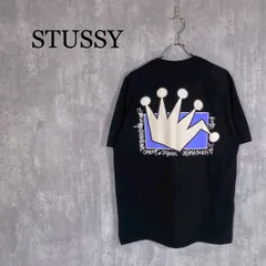『STUSSY』ステューシー (L) クラウングラフィックプリントTシャツ