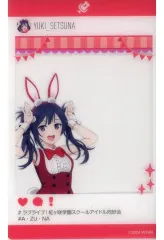 【中古】キャラカード 優木せつ菜 フォト風クリアカード 「セガ ラッキーくじオンライン ラブライブ!虹ヶ咲学園スクールアイドル同好会 2025」 E-8賞