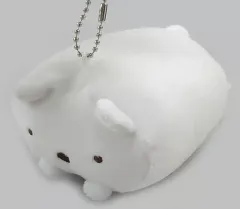 【中古】キーホルダー・マスコット(キャラクター) しろくま ボールチェーン付きもちもちうつぶせぬいぐるみ 「すみっコぐらし」