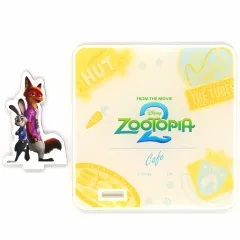 【中古】コースター ジュディ・ホップス＆ニック・ワイルド アクリルスタンドコースター 「ズートピア2×OH MY CAFE」 ドリンクメニュー有償特典