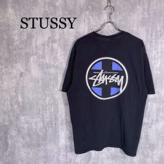 超希少XXL】STUSSYステューシー センターミニロゴT黒 青タグ Y2K