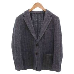 LARDINI イタリア製 コットン チェック ダブルブレスト サマー