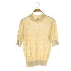 ほぼ未使用 25SS SLOANE 18G天竺 シルク ノースリーブモックネック