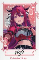美品】ホロライブ hololive 7th fes. IRyS チェキ風カード - メルカリ