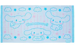 【中古】タオル・手ぬぐい シナモロール スナップ付きバスタオル 「サンリオキャラクターズ」