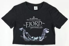 [중고] T 셔츠 Mrs. GREEN APPLE 로고 T 셔츠 블랙 크롭 사이즈 [MGA MAGICAL 10 YEARS ANNIVERSARY LIVE ~ FJORD ~]