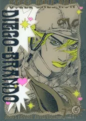 【中古】キャラカード ディエゴ・ブランドー 「ジョジョの奇妙な冒険 第七部 スティール・ボール・ラン 複製原画展+アニメ企画展「ジョジョキャラバン」 箔押しクリアカードコレクションA」のサムネイル