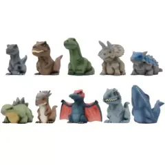 【中古】トレーディングフィギュア 全10種セット 「ジュラシック・ワールド ソフビパペットマスコット」