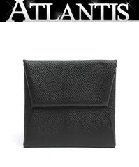 【広尾店】 エルメス HERMES バスティア コインケース エプソン 黒 SV金具 B刻印(2023年) 【19206】のサムネイル