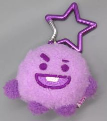[중고] 키홀더 SHOOKY(슈가) BT21 5주년 기념 레인보우 컬러 마스코트 퍼플 [BT21 5주년 기념 아트전 ~Always together~]