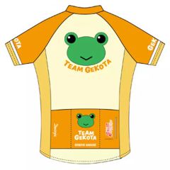 [중고] 사이클 저지 사이클웨어 (캐릭터) 미사카 미코토 컬러 GEKOTA COLLECTION TEAM GEKOTA 사이클 저지 오렌지 남성 XL 사이즈 [어떤 과학의 초전자포]