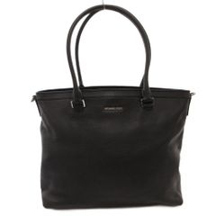 マイケルコース MICHAEL KORS トートバッグ 手提げ ロゴ レザー 黒