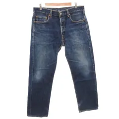 リーバイス Levi's 501 デニムパンツ ジーンズ ストレート ボタンフライ W34 L32 インディゴ 00501-0115 /FF ■GY12